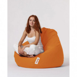 Puf de jardín Premium XXL Naranja Practica Hogar