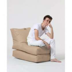 Puf de jardín Siesta Sofa Bed Visón Practica Hogar