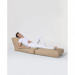 Puf de jardín Siesta Sofa Bed Visón Practica Hogar