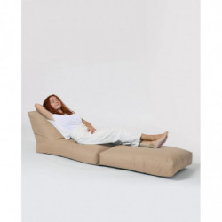Puf de jardín Siesta Sofa Bed Visón Practica Hogar