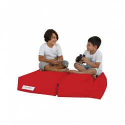 Puf de jardín Kids Double Seat Rojo Practica Hogar