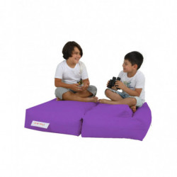 Puf de jardín Kids Double Seat Púrpura Practica Hogar