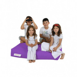 Puf de jardín Kids Double Seat Púrpura Practica Hogar