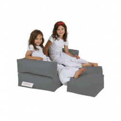 Puf de jardín Kids Double Seat Humo Practica Hogar