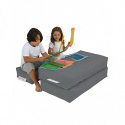 Puf de jardín Kids Double Seat Humo Practica Hogar