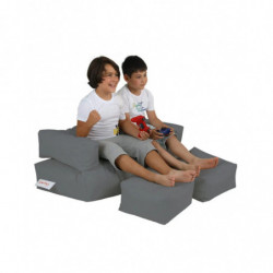 Puf de jardín Kids Double Seat Humo Practica Hogar