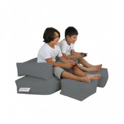 Puf de jardín Kids Double Seat Humo Practica Hogar