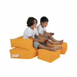 Puf de jardín Kids Double Seat Naranja Practica Hogar