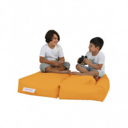 Puf de jardín Kids Double Seat Naranja Practica Hogar