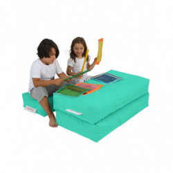 Puf de jardín Kids Double Seat Turquesa Practica Hogar