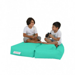 Puf de jardín Kids Double Seat Turquesa Practica Hogar