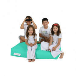 Puf de jardín Kids Double Seat Turquesa Practica Hogar