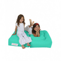 Puf de jardín Kids Double Seat Turquesa Practica Hogar