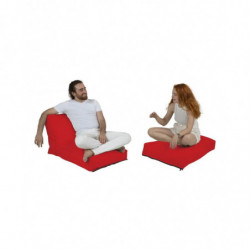 Puf de jardín Siesta Sofa Bed Rojo Practica Hogar