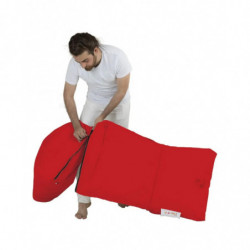 Puf de jardín Siesta Sofa Bed Rojo Practica Hogar