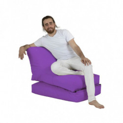 Puf de jardín Siesta Sofa Bed Púrpura Practica Hogar