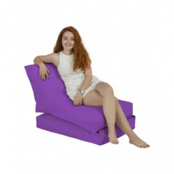 Puf de jardín Siesta Sofa Bed Púrpura Practica Hogar