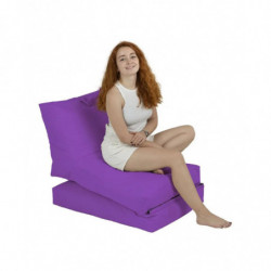 Puf de jardín Siesta Sofa Bed Púrpura Practica Hogar