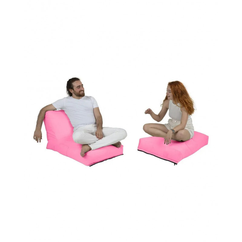 Puf de jardín Siesta Sofa Bed Rosa Practica Hogar Puf de jardín Siesta Sofa Bed Rosa Practica Hogar