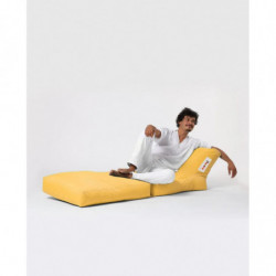 Puf de jardín Siesta Sofa Bed Amarillo Practica Hogar