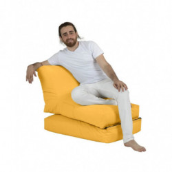 Puf de jardín Siesta Sofa Bed Amarillo Practica Hogar