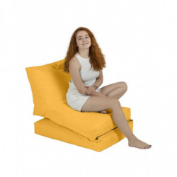Puf de jardín Siesta Sofa Bed Amarillo Practica Hogar