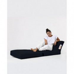 Puf de jardín Siesta Sofa Bed Negro Practica Hogar
