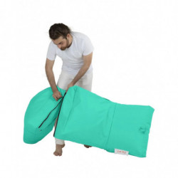 Puf de jardín Siesta Sofa Bed Turquesa Practica Hogar