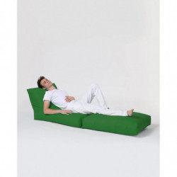 Puf de jardín Siesta Sofa Bed Verde Practica Hogar