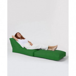 Puf de jardín Siesta Sofa Bed Verde Practica Hogar