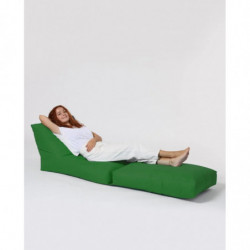 Puf de jardín Siesta Sofa Bed Verde Practica Hogar