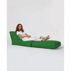 Puf de jardín Siesta Sofa Bed Verde Practica Hogar