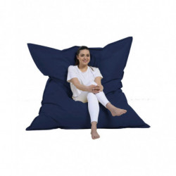 Puf de jardín Giant Cushion 140x180 Azul Oscuro Practica Hogar
