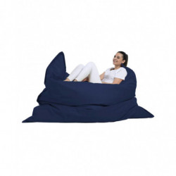 Puf de jardín Giant Cushion 140x180 Azul Oscuro Practica Hogar