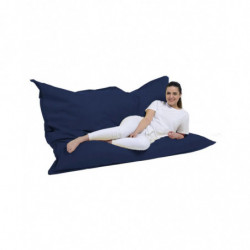 Puf de jardín Giant Cushion 140x180 Azul Oscuro Practica Hogar