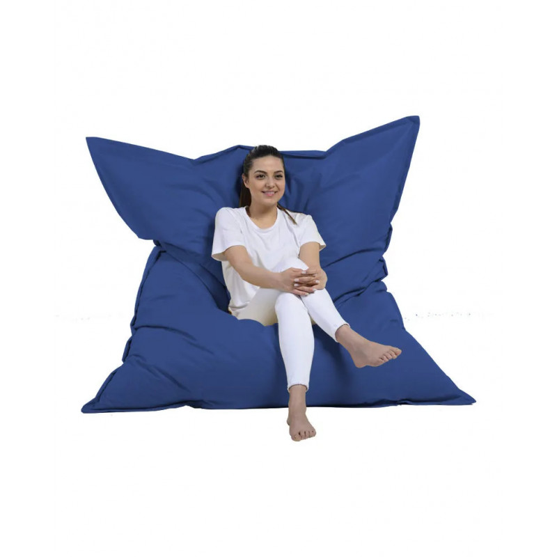 Puf de jardín Giant Cushion 140x180 Azul Practica Hogar Puf de jardín Giant Cushion 140x180 Azul Practica Hogar