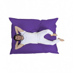 Puf de jardín Giant Cushion 140x180 Púrpura Practica Hogar
