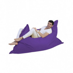 Puf de jardín Giant Cushion 140x180 Púrpura Practica Hogar