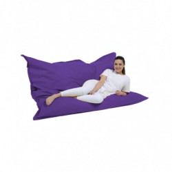 Puf de jardín Giant Cushion 140x180 Púrpura Practica Hogar
