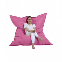 Puf de jardín Giant Cushion 140x180 Rosa Practica Hogar