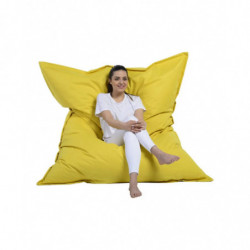 Puf de jardín Giant Cushion 140x180 Amarillo Practica Hogar