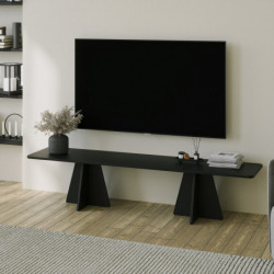 Mueble TV Mushroom Negro Practica Hogar