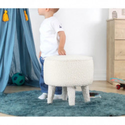 Puff Moouv 3336 Blanco Practica Hogar