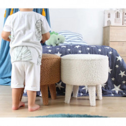 Puff Moouv 3336 Blanco Practica Hogar