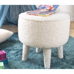 Puff Moouv 3336 Blanco Practica Hogar
