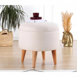 Puff Moouv 7092 Crema Practica Hogar