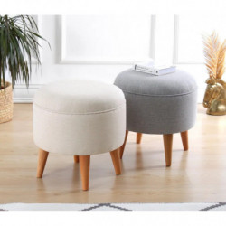 Puff Moouv 7092 Crema Practica Hogar