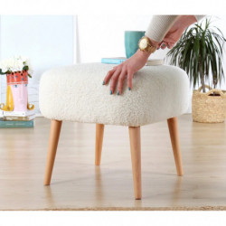 Puff Moouv 7096 Blanco Practica Hogar