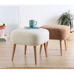 Puff Moouv 7096 Blanco Practica Hogar