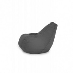 Puff Bean Bag Damla Gris Practica Hogar
